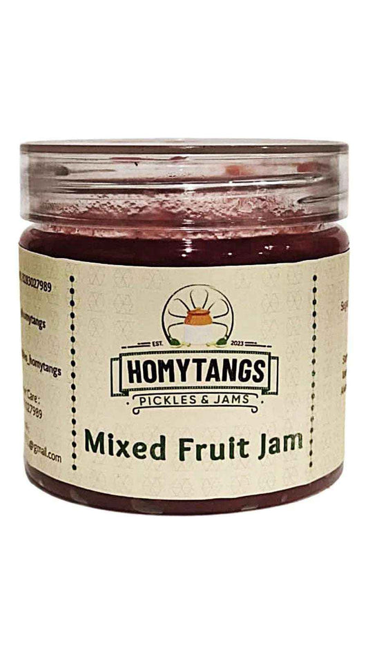 Homytangs Mixed Fruit Jam 400gm | preservatives free and chemicals, color free chtneys and jams