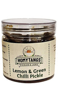 Homytangs Lemon & Green Chilli Pickle 400gm | Traditional Spicy Achar | Authentic Indian Green Chilli Pickle