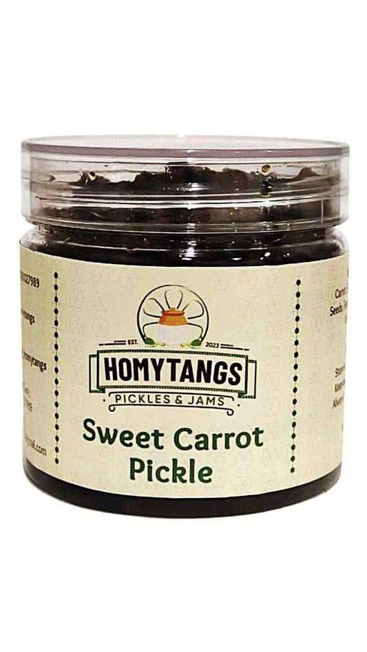Homytangs Sweet Carrot Pickle | Traditional Meetha gajar ka achar | Authentic Indian Carrot Pickle (400 g)