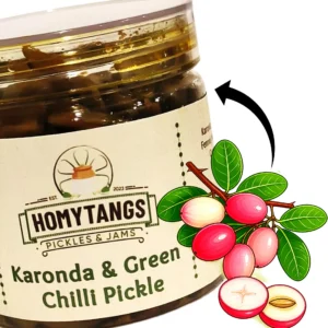 HOMYTANGS Karonda & Green Chilli pickle-500gm