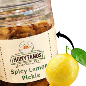 HOMYTANGS Spicy Lemon Pickle-500gm